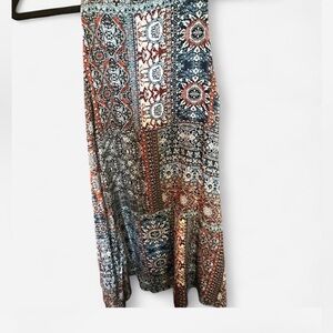 Lulus Bohemian Patchwork Mini Dress